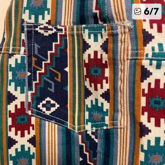 Aztec Influenced Suede Skirt Set - Picture 6 of 16